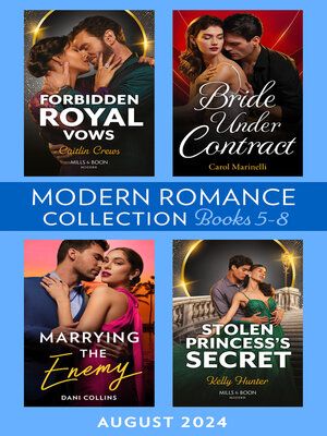 cover image of Modern Romance August 2024 Books 5-8